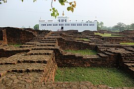 Mayadevi Temple and ruins of ancient monasteries in Lumbini