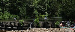 Lee Creek and the Natural Dam