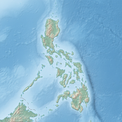 Map showing the location of Bataan National Park