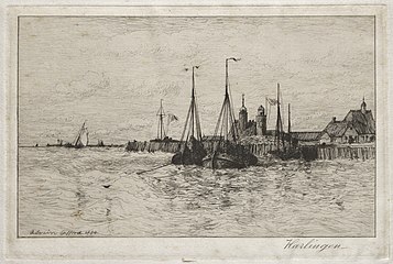 Harlingen (1884) etching, size unknown, Cleveland Museum of Art, Cleveland, Ohio