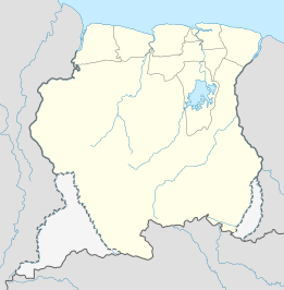 2015–16 SVB Eerste Klasse is located in Suriname