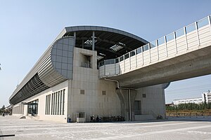 高新区站外观（2012年10月）