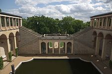 Interior courtyard