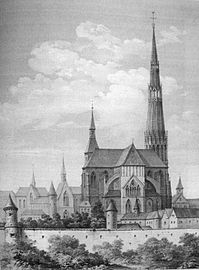 Cathedral before the 1668 fire