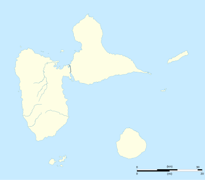 Location map Guadeloupe