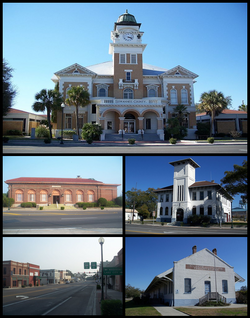 Suwannee County Courthouse, Old Post Office, Old Live Oak City Hall, Downtown Live Oak, ACL Freight Station