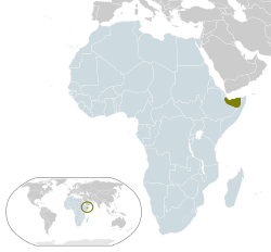 索马里兰在非洲的位置