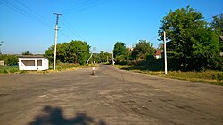 Nebelivka village square