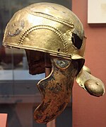 Roman cavalry helmet, 1st century CE