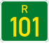 Regional route R101 shield