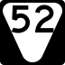 State Route 52 marker