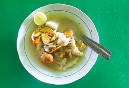 Soto Banjar, one of the most well-known Banjarese dishes