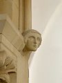 Masculine angel on north side of chancel arch