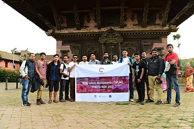 At WLM 2017 Nepal Photo Ride