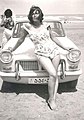 An Iranian poses in her swimsuit at a beach in the 1960s
