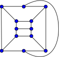 The bidiakis cube is a planar graph.