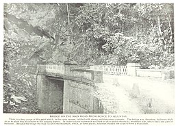 Bridge on the PR-123 road from Ponce to Adjuntas, ca. 1890s