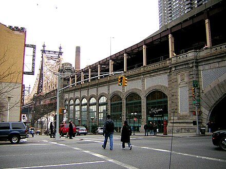 Bridgemarket on Manhattan side