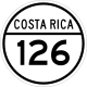National Secondary Route 126 shield}}