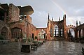 The ruins of the old Coventry Cathedral