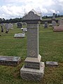Joseph Lightburn is buried at Broad Run Baptist Church Cemetery near Lightburn, West Virginia.