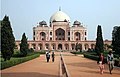 Humayun's Tomb is one of Delhi's most famous landmarks. The monument has an architectural design similar to the Taj Mahal.