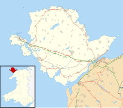 Eglwys y Bedd is located in Anglesey