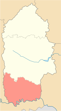卡缅涅茨-波多利斯基区在赫梅利尼茨基州的位置