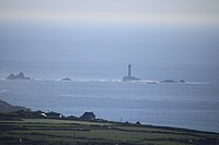 Longships Lighthouse in the distance