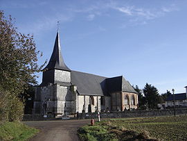 The church in Martainville