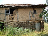 An old barn build from timber, leska' stones' & adobe