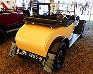 Rear view of 1928 Peugeot 5CV Type 172 R Cabriolet