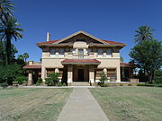 The Salim Ackel House was built in 1920 and is located at 94 E. Monte Vista Street in Phoenix, Az. It was listed in the National Register of Historic Places in 1994, reference number 94000574.