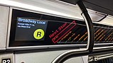 The R160 FIND system on a Coney Island-bound F train