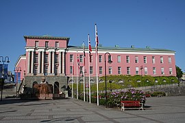 The city hall, designed by Gudolf Blakstad and Herman Munthe-Kaas