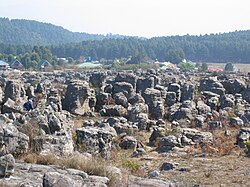 Rock fields near the town of Kaapsche Hoop