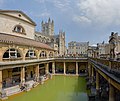 Roman Baths in Bath, Somerset, England