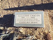 Grave of Augustine Chacon (1861-1902)