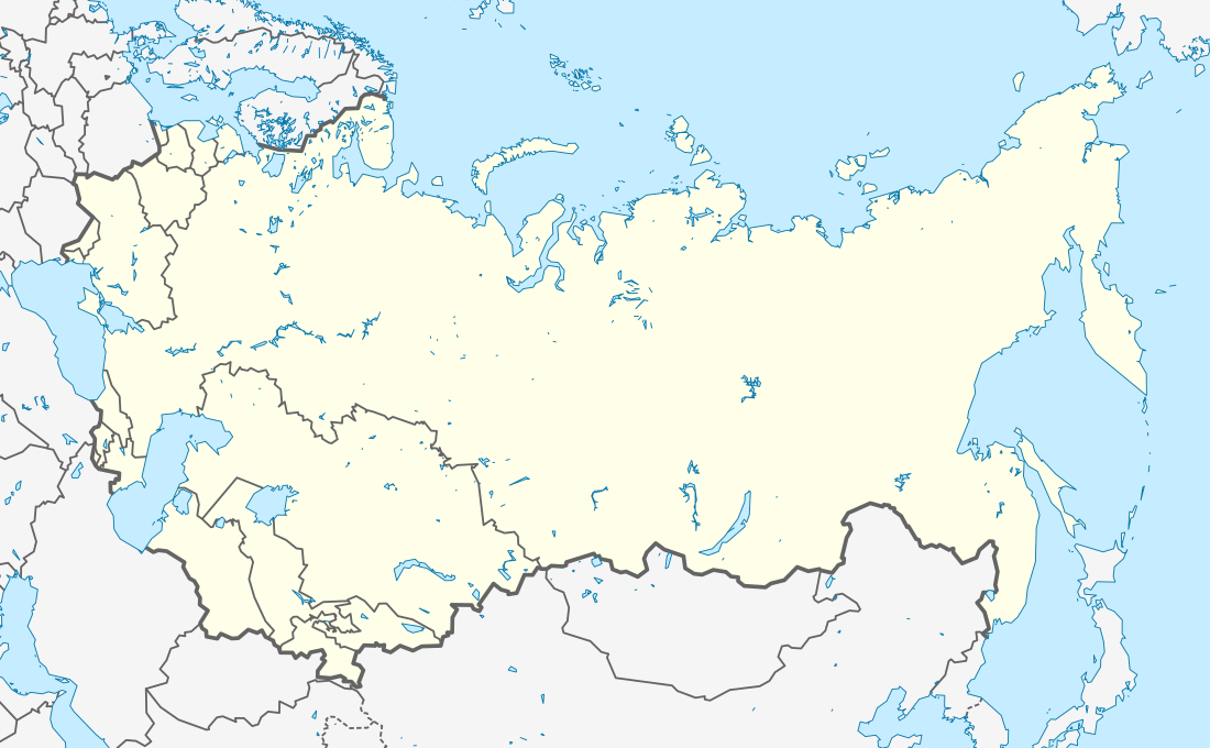 1991 Soviet Top League is located in the Soviet Union