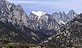 Snow-covered Thor, with Mt. Whitney (right)