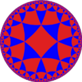Alternated octagonal or tritetragonal tiling is a uniform tiling of the hyperbolic plane