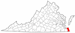Location in Virginia.