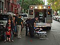 一辆服务纽约市的救护车