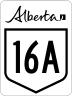 Highway 16A marker