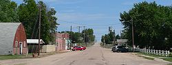 Downtown Belvidere: C Street, looking north, July 2010