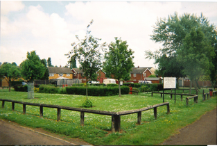 Bretch Hill and Dover Avenue children's play park, Banbury, in 2010.