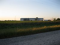 Grain storage unit in Chesterville from FM 2764