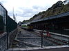 The platform and track at Cobh station in 2011