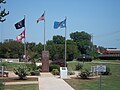 Del City War Memorial from afar