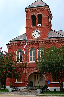 The Old Ascension Parish Courthouse is located on Railroad Avenue in Donaldsonville